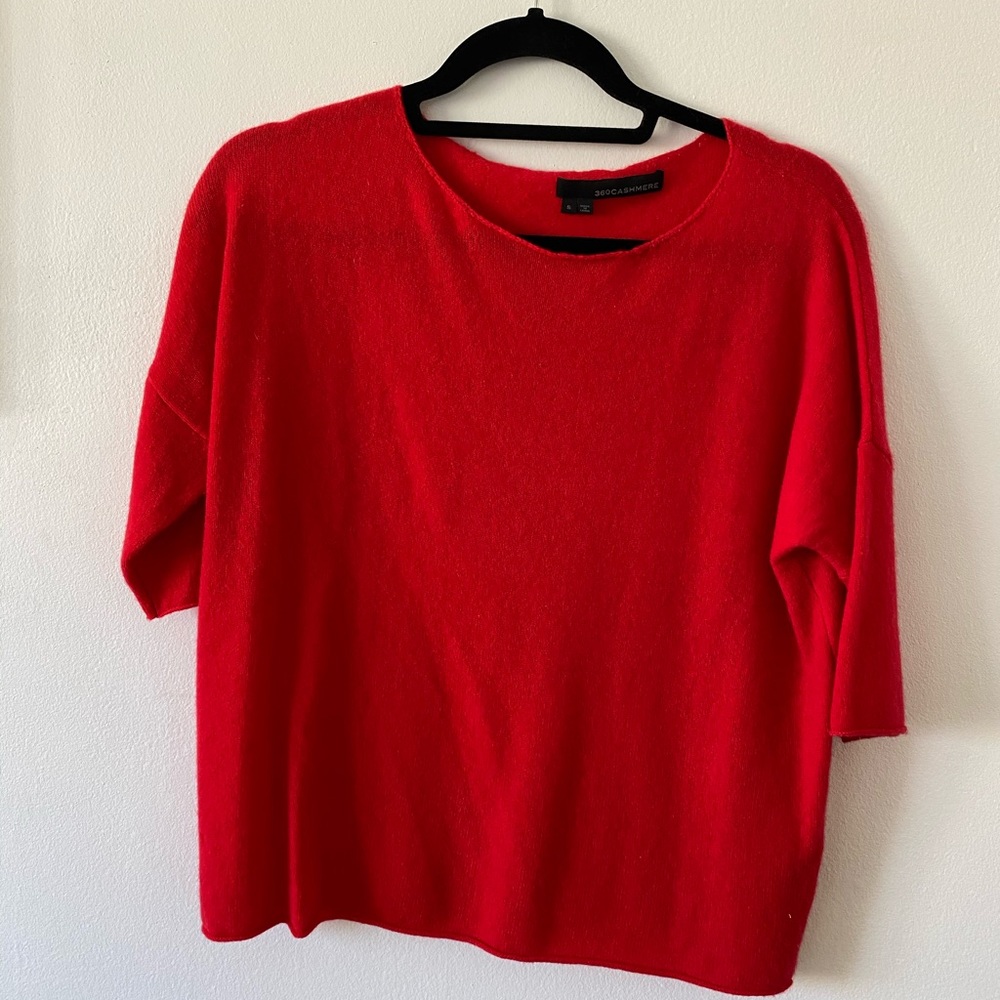 360 Cashmere short sleeve top